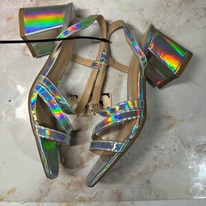 DREAM PAIRS Women's Platform Strappy Heels Open Toe Ankle Strap Square Party